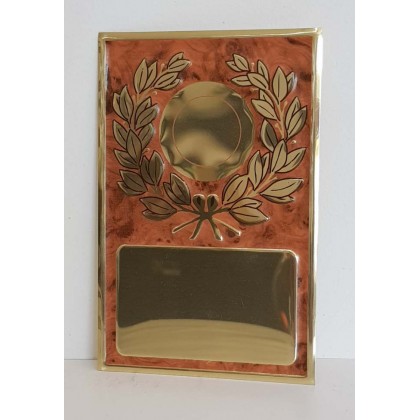 cod. P.TA13.08 - Targa alluminio cm 13X8