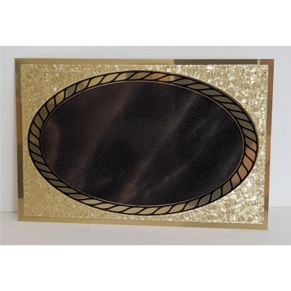 cod. P.TA13.14 - Targa alluminio cm 13X8