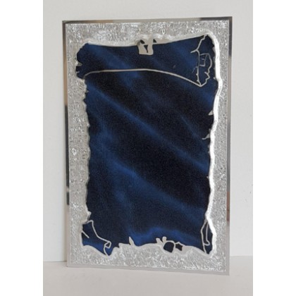 cod. P.TA15.01 - Targa alluminio cm 15X10