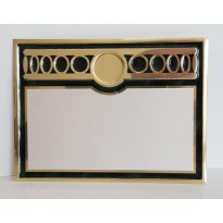 cod. P.TA16.12 - Targa alluminio cm 16X12