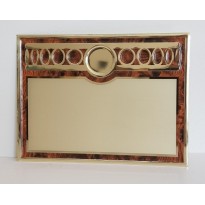 cod. P.TA16.17 - Targa alluminio cm 16X12