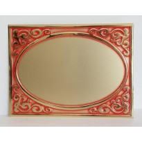 cod. P.TA16.20 - Targa alluminio cm 16X12