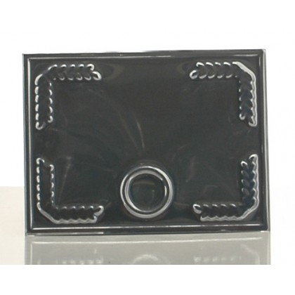 cod. P.TA16.26 - Targa alluminio 16x12