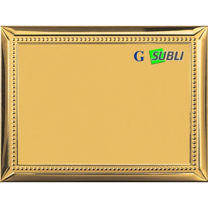 cod. P.TA19.173G - Targa alluminio cm 16x12