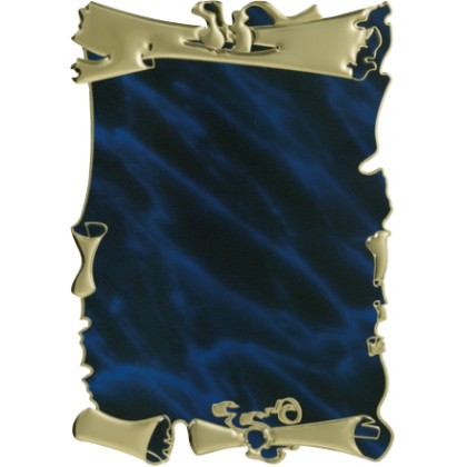 cod. P.TA19.413B - Targa alluminio 16x12