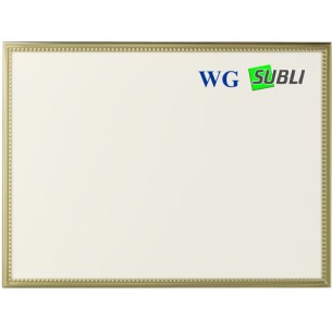 cod. P.TA19.621WG - Targa alluminio 23x18