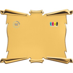 cod. P.TA19.702G - Targa alluminio cm 20x15