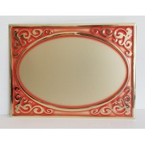 cod. P.TA20.25 - Targa alluminio cm 20X15