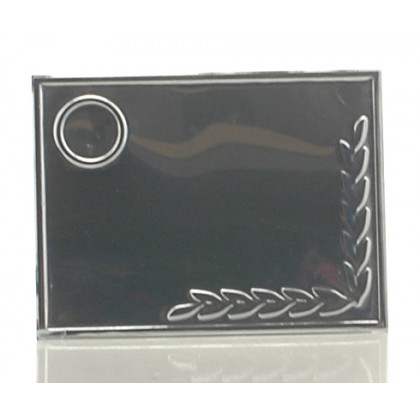 cod. P.TA20.29 - Targa alluminio 20x15