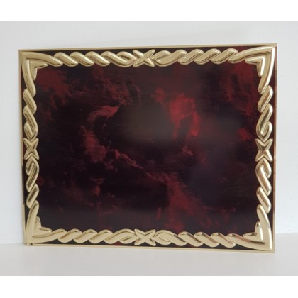 cod. P.TA23.10 - Targa alluminio cm 23X18