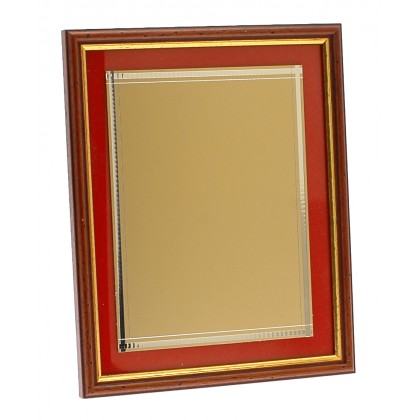 cod. P.TA26.02 - Quadro con targa cm 26x21