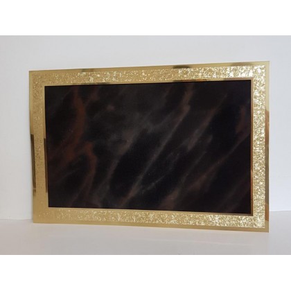 cod. P.TA30.01 - Targa alluminio cm 30X20