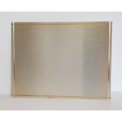 cod. P.TAQ13.03 - Targa silver cm 13X10