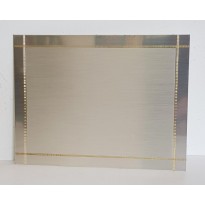 cod. P.TAQ13.04 - Targa silver cm 13X10