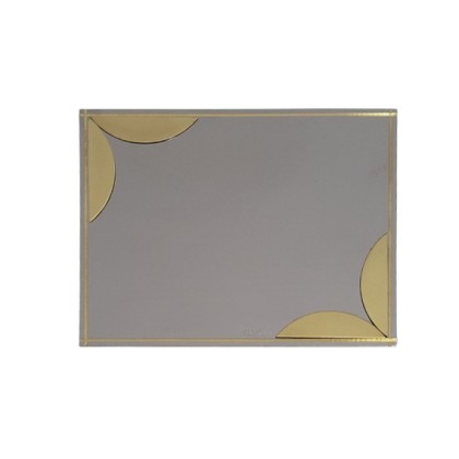 cod. P.TAQ13.05 - Targa brass mirror cm 13x10