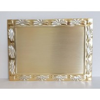 cod. P.TAQ15.01 - Targa silver cm 15X10