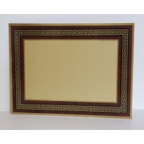 cod. P.TAQ16.01 - Targa silver cm 16X12