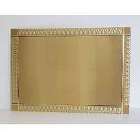 Silver plaque 17x12 cm