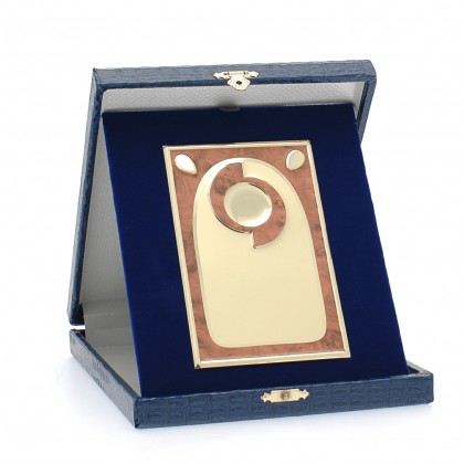 cod. P.TAS19.01 - Targa e astuccio cm 16x19