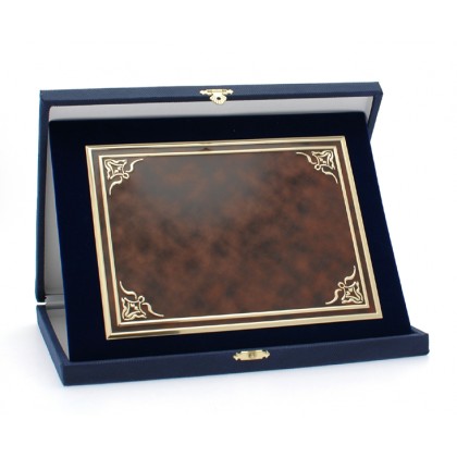 cod. P.TAS26.02 - Targa e astuccio cm 26x21