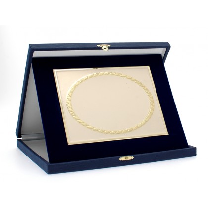 cod. P.TAS26.04 - Targa e astuccio cm 26x21