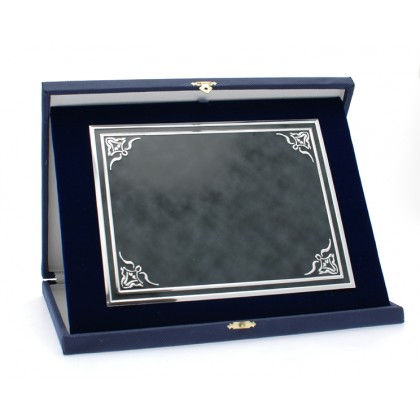 cod. P.TAS31.02 - Targa e astuccio cm 31x25