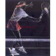 cod. P.TE30 - Cornice con Poster Tennis F. 24x18