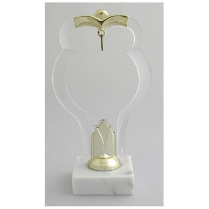 cod. P.TR06S - Trofeo portamedaglia cm 18