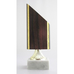 cod. P.TR08S - Trofeo legno cm 22