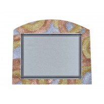 cod. P.TRC23.02 - Trofeo targa cristallo cm 23