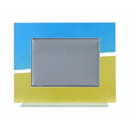 cod. P.TRC23.05 - Trofeo targa cristallo cm 23 con targa 16x12