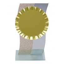 Trofeo targa cristallo cm 24