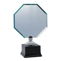 Trofeo targa cristallo cm 24