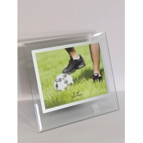 Trofeo targa targa cristallo cm 25x23