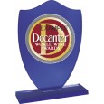 cod. P.TRC25.677 - Trofeo targa cristallo cm 17