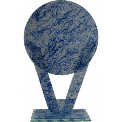 cod. P.TRC29.01 - Trofeo targa cristallo cm 29