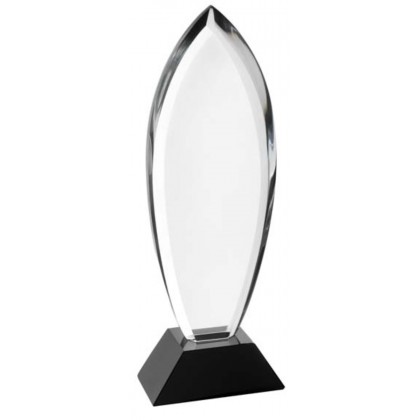 cod. P.TRC30.02 - Trofeo targa cristallo cm 30