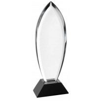 cod. P.TRC30.02 - Trofeo targa cristallo cm 30