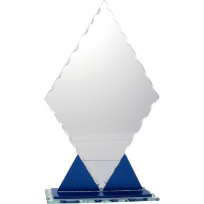 cod. P.TRC31.01 - Trofeo targa cristallo cm 31