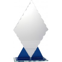 cod. P.TRC31.01 - Trofeo targa cristallo cm 31