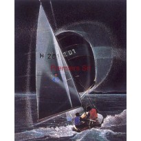 Cornice con Poster Vela 24x18