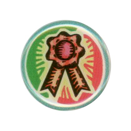 cod. P.VI.A3 - Adesivo resinato Coccarda mm 25