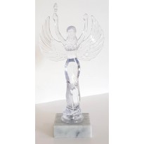 Trofeo Vittoria trasparente cm 21