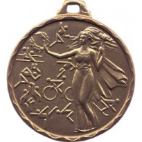 Medaglia mm 32 made in italy