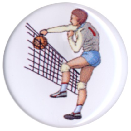 cod. P.VO23.X.34 - Adesivo resinato mm 25 Pallavolo