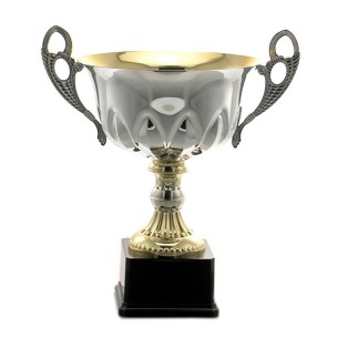 cod. P377.421 - Trofeo con manici cm 39 ø 26