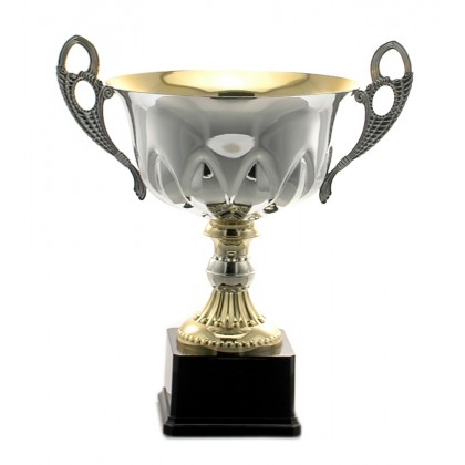 cod. P377.421 - Trofeo con manici cm 39 ø 26