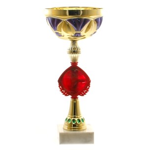 cod. P382.12823 - Coppa cm 31 ø 14 - tazze diverse