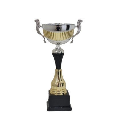 cod. P548.6364 - Trofeo con manici cm 33 ø 12