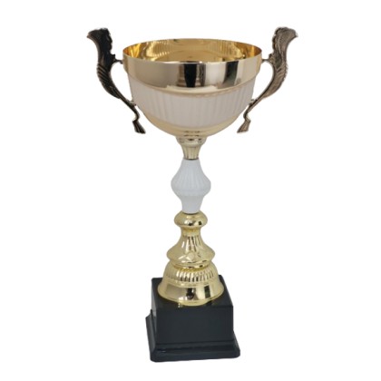 cod. P569.6363 - Trofeo con manici cm 36 ø 14